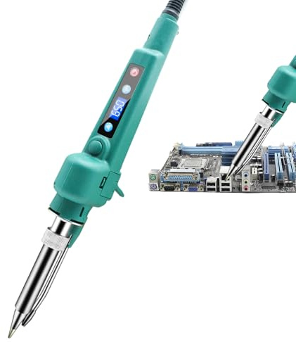 Soldador Eléctrico | Herramientas de Soldadura,Máquina de Soldar Ajustable 80W con Pantalla Digital Para Reparaciones Elaboración de Artesanías Metálicas y Proyectos