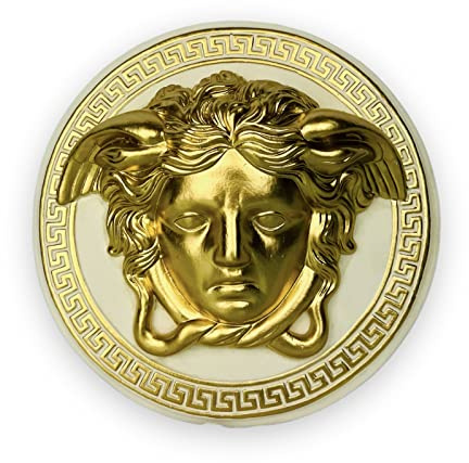 Generisch Handgefertigtes Wandrelief zum Aufhängen 20cm Griechisches Wandbild, Antikes Medusa-Design, Handgefertigt