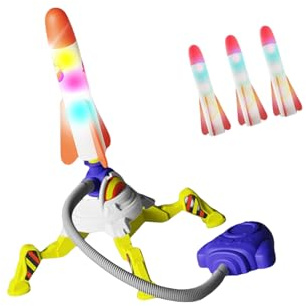 Elnwnnkc Nave Espacial De Juguete Voladora para Niños Tema para Juego Familiar Nave Espacial Voladora Aire Libre Regalos De Cumpleaños Motorizados