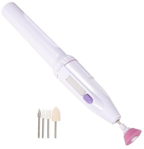 NULYLU Trapano Elettrico per Unghie Manicure e Pedicure, Lima Elettrica Portatile per Unghie Acriliche e Gel, Macchina Lucidatrice Compatta per Uso Professionale e Domestico, per Saloni