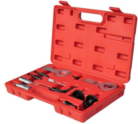 LoogCape Vauxhall Saab 1.3 1.9 CDTI Engine Adjustment Tool Set Chain and Belt Driven Engines Tool Kit with Case for Maintenance Repair and Assembly