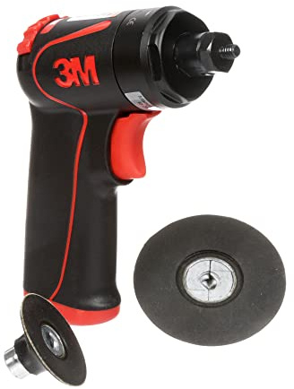 3M Pistol Grip Disc Sander, 33577, 18,000 RPM, 50mm and 75mm, 1 per box, Automotive Tool for Abrasive Disc Grinding, Weld Cleanup, Paint-Stripping