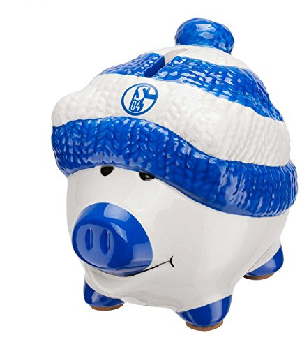 FC Schalke 04 Sparschwein, Spardose, Piggy Bank S04 - Plus Gratis Lesezeichen I Love Gelsenkirchen