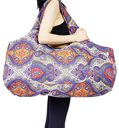 Aozora Tasche für Yogamatte, groß, Tragetasche für Yogamatte, Tragetasche, mit Taschen, passend für Matten mit multifunktionalen Aufbewahrungstaschen, leicht und langlebig (himmlisch)