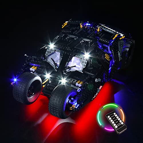 Licht-Kit für Lego Batman Batmobile Tumbler 76240 (Lego Set ist nicht enthalten) (Fernbedienung)
