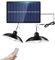 Waiybbit Solar Shed Light 30LED Pendant Light IP65 Waterproof Dimmable Solar Shed Lights Indoor Outdoor with 9.84FT Cord, Remote, for Garden Courtyard Barn Balcony Corridor Gazebo
