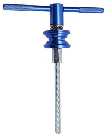 Alomejor CNC-gefrästes Fahrradsteuersatz-Presswerkzeug aus Aluminiumlegierung mit Zwei Lenkern für die Professionelle Wartung von Mountainbikes