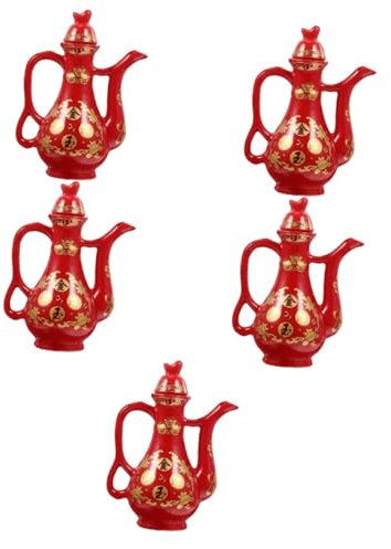 TOPBATHY 5St empfindliche Töpfe aus Keramik vintage dekoration retro dekoration Tempel Opfergaben altaras pfanne keramik ritueller Kelch Desktop-Angebotsglas Tischopfertopf zarter Opfertopf