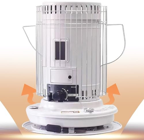 Portable Kerosene Heater Stove with 7.8L Tank - Paraffin Heater for Patio, Tent, Fishing, Camping - Efficient Heating Furnace for 40㎡ - Metal Shell, 12H Runtime