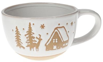BRANDANI collezione Pandizenzero Tazza colazione bosco ceramica stoneware