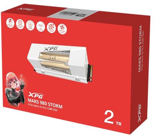 ADATA XPG Mars 980 Storm 2TB up to 14000MB/s PCIe Gen5 x4 M.2 2280 Solid State Drive