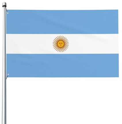 Bandiera argentina per esterni, per patio, prato, decorazione per feste, mostra con orgoglio il tuo stile