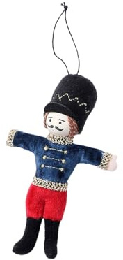 DAYnagh Cracker Cracker Figure Natalizie Ornamenti in Tessuto Appeso Decorazione per Le Vacanze per La Decorazione Albero Festival in Tessuto Natalizio