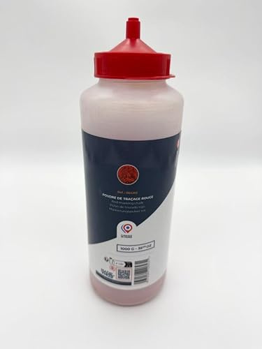 Schlagnur Farbe 1 Kg Rot / Nachfüllfarbe Kreide Pulver Schlagschnurgerät