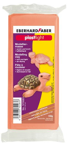 Eberhard Faber 570583 - Modelliermasse Plast, 150 g, hell terrakotta