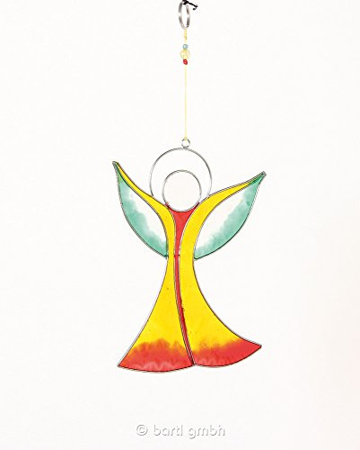 Suncatcher Engel Grösse 17 cm – Sonnenfänger mit himmlischem Charme | Liebevoll gestalteter Engel-Suncatcher für funkelnde Lichtspiele und eine harmonische Wohlfühlatmosphäre
