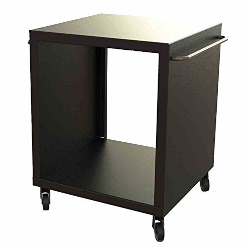 Morsø Terra Grilltisch – Outdoor-Küche aus robustem Stahl, Grillwagen für Gasgrill, Outdoor Ofen oder Kohle-Grill, im cleanen Design, Schwarz