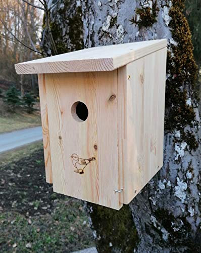 Nistkasten Bausatz (N46) Vogelhaus für Star - aus witterungsbeständigen 20mm starkem Kiefernholz mit 45mm Einflugloch