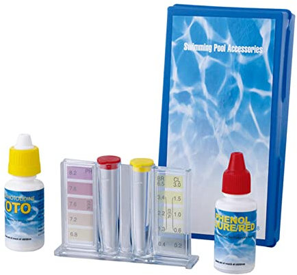 Youao Kit di analisi 'Acqua per Piscina,Tester di qualità 'Acqua per Piscina - Kit Iniziale per Test 'Acqua Facile da Usare per casa, Piscina, Giardinaggio, Centro Benessere