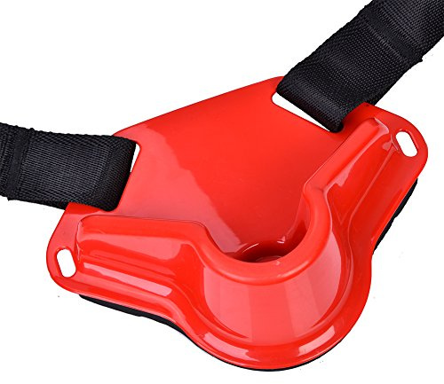 Drfeify Supporto per Canna da Combattimento, Vita Regolabile Cintura da Combattimento per Canna da Pesca Cintura da Pesca Accessori per Attrezzatura da Pesca per la Pesca All'aperto (Rosso)