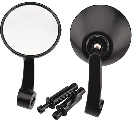 SCUUBE Für Hon&da Monkey Z125 GROM MSX 125 CB350 CB400 CB500 CB750 7/8 22mm Griff Bar End Rückspiegel Motorrad Rückspiegel Spiegel universal (Farbe : 6)