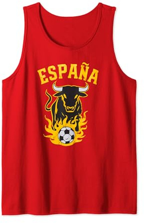 España Camiseta Mujer Hombre Niños Bandera Española Camiseta sin Mangas