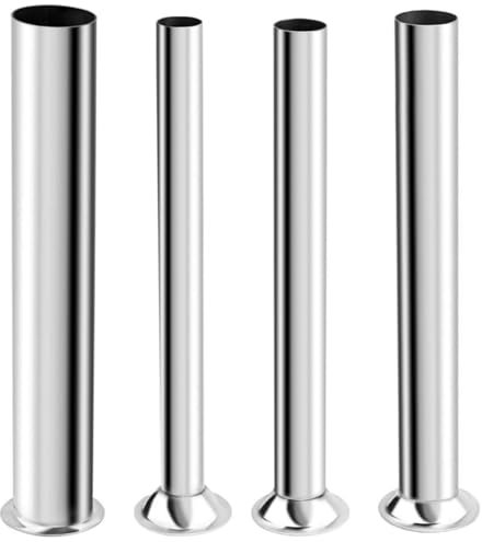 4Pcs Sausage Stuffing Tubes Fits for LEM 606 606SS 1606 1606SS Sausage Filling Tuber Meat Stuffer Tube 4 Size-0.59 0.74 0.86 1.1, Base 1.5 inch