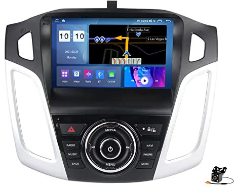 Android 14 Autoradio 2-Din Radio per F-ord Focus 2011-2015 Navigazione GPS 9 pollici Sat Lettore multimediale Video Ricevitore Bluetooth con 4G WiFi FM DSP SWC Carplay,M500s