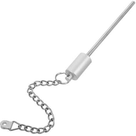 KONTONTY Chaîne De Fixation pour Parasol Extérieur Sangle Stabilisatrice Métal Résistante Aux Intempéries Accessoire Robuste pour Parasols De Jardin Et Terrasse Maintien Sécurisé Et Réglage