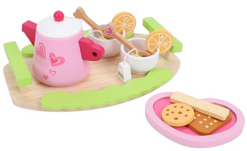 Rcniso Juego de té de Madera con Interacción Entre e Hijos para Despertar la Imaginación
