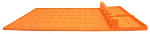 Alfombrilla de silicona para parrilla, espátula para estante lateral, soporte para espátulas, para parrilla, cocina, hogar, encimera
