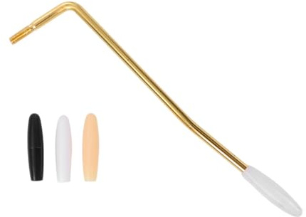 Ciieeo Leva Tremolo per Chitarra Elettrica in Metallo Colore Oro con 3 Punte, Regolazione Tensione Corde e Installazione Rapida per Musicisti e Appassionati