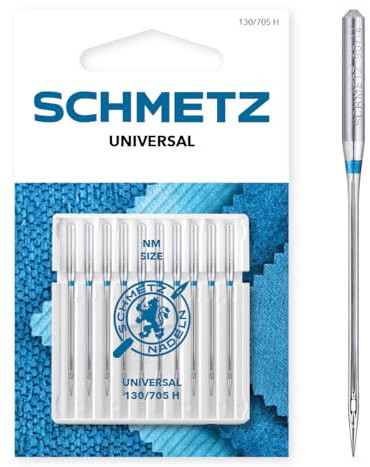 SCHMETZ | 10 Aiguilles pour machines à coudre | Universal | 130/705 H | Grosseur 120/19