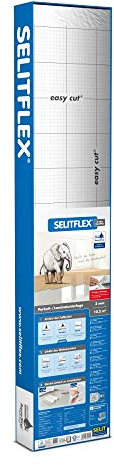 SELITFLEX 3 mm AquaStop - Verlegeunterlage für Parkett und Laminat mit Feuchteschutz (10,2 m²)