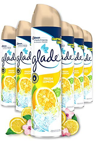 Glade (Brise) Duftspray, Lufterfrischer Raumspray, Frische Limone, 6er Pack (6 x 300 ml)