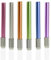 YOUSHARES Bleistiftverlängerung Bleistift Extender Halter für Bleistift, Verstellbar Aluminiumlegierung (6 Stück)