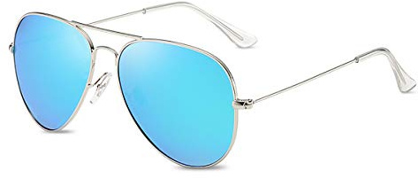 LumiSyne Retro Gafas De Sol Para Hombre Mujer Estilo Piloto Gafas Polarizadas Protección UV 400 Lente Espejo Marco De Metal Para Conducir Viajar