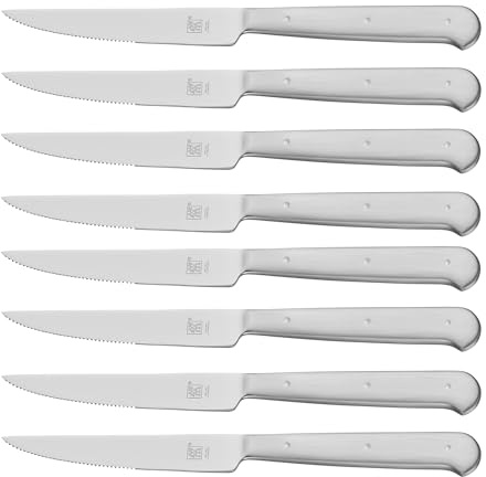ZWILLING Porterhouse Razor-Sharp Steak Knife Set of 8 with Black Presentation Case, Gift Set