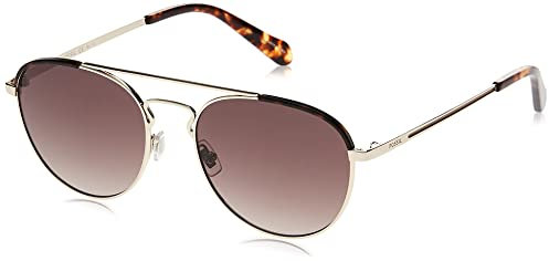 Fossil Fos 3104/g/s 3YG/SP LIGHT GOLD Sunglasses Men's Steel, Standard, 61