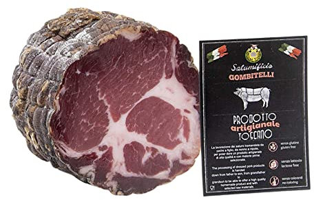 Coppa Stagionata (Capocollo Stagionato) | trancio sottovuoto da 1 kg | Salume artigianale Toscano | Salumificio Artigianale Gombitelli - Toscana