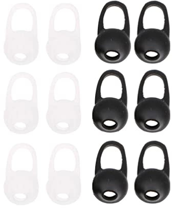 Pares universales de silicona para auriculares almohadillas de repuesto suaves de varios tamaños tapones para los oídos en la oreja, protector de auriculares eléctricos, funda de pegatina para