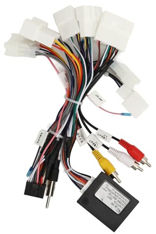 Bilradio Stereo Strömkabel Kabeladapter för Bilradiokabelkabel med CANBUS-adapter för Camry Corolla RAV4 4Runner Tacoma Förstärkare SWC Bilhuvudenhet Wire Hareness