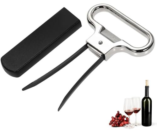 1 Pièce Tire-Bouchon à Broches pour Vieux Vins Effet Bois Broches Cork Puller Endommagé Cork Remover Vieux Vin Tire-Bouchon