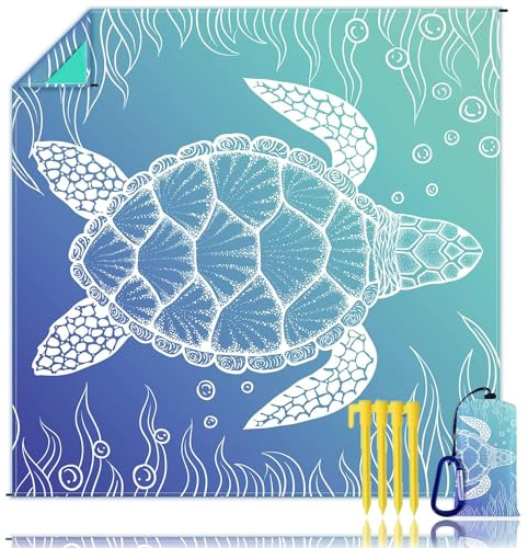 Couverture Pique Nique Tapis de Plage Natte Anti Sable 200x200 xxl Nappe Picnic Plaid Imperméable Blanket Impermeable Serviette Plage Drap Voyage Accessoires Camping Accessoire Travel Essentials