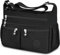 TEUEN Crossbody Bag Damen Große Kapazität Wasserdicht Nylon Umhängetasche Damen Mittelgroß, Casual Handtasche & Leichte Schultertasche Gross Messenger Bag mit Vielen Fächern