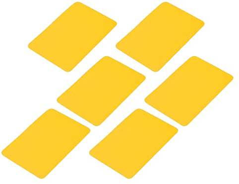 ANKROYU 6-teiliges Boots-Reparatur-Flicken-Set, PVC-Flicken-Set, verschleißfeste Schlauchboot-Reparatur-Flicken, wasserdichtes Boots-Reparatur-Set für Schlauchboot-Kajak (Gelb)