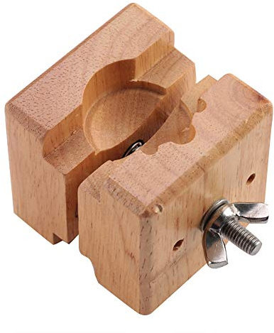 Uhrwerk-Klemme, Armbanduhr-Gehäusehalter-Block, Schraubstock, Uhrwerk-Reparatur, Professioneller Holz-Uhrengehäuse-Halter, Uhrwerk-Halter, Uhrmacher-Werkzeug