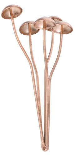 Milisten Unique Design Iron Mushroom Stake Garden Decor Outdoor Mushroom Shaped Statue for Garden Accessories