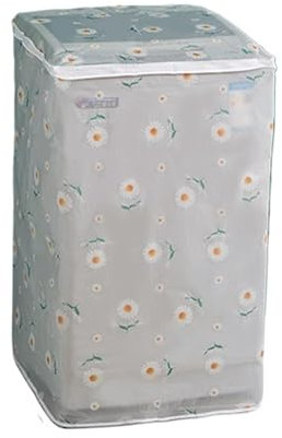 Housse Pour Machine à Laver Housse de protection solaire for Machine à laver, 2 pièces, imperméable, à chargement par le haut/à chargement frontal, étui de protection for le linge Pour ExtéRieur(Top L
