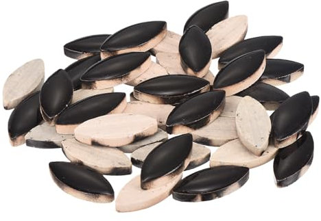 QUARKZMAN 200g Keramik Mosaikfliesen für Bastelbedarf, Blumen schwarze Keramikfliesen für Mosaik-Sets Garten Trittplatten Cup Mat